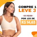 Sutiã Confort - (Compre 1 Leve 3) - Frete Grátis