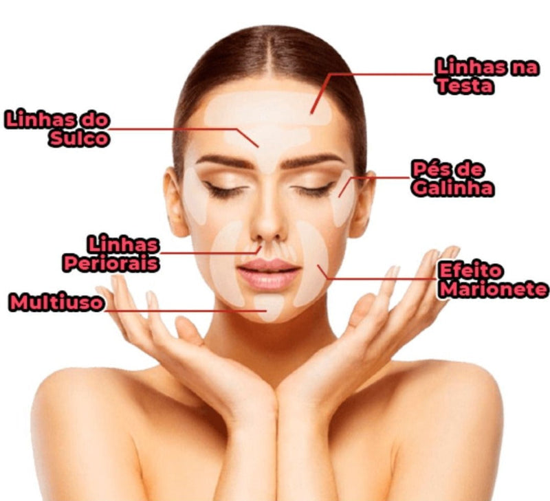 Kit's Peças de Silicone - Removedor Anti Rugas Facial Profissional