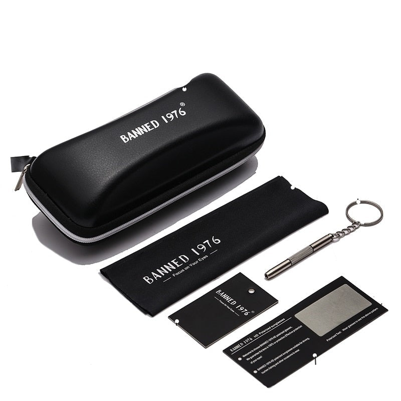 Óculos UltraVision 3.0 BN Aviador Polarizado Estilo Top Gun