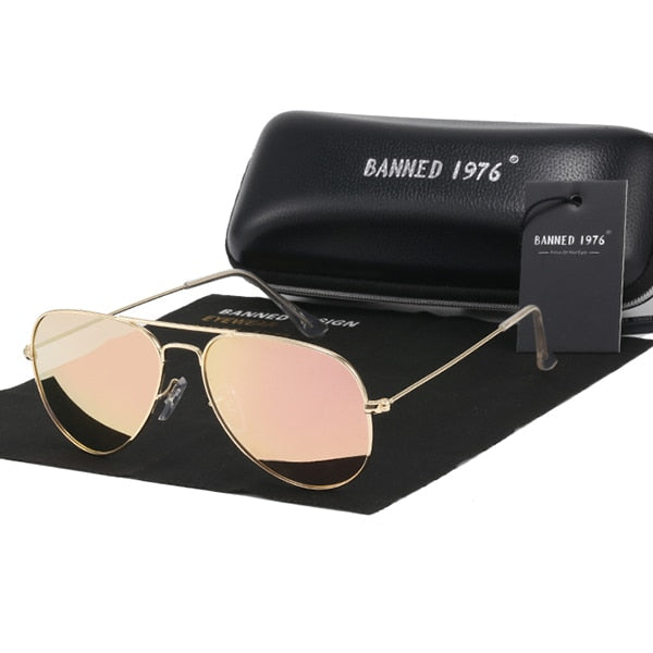 Óculos UltraVision 3.0 BN Aviador Polarizado Estilo Top Gun