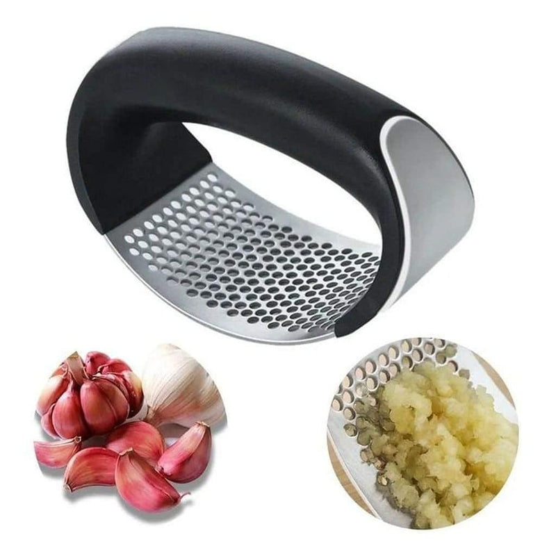 Espremedor Amassador de Alho Inox