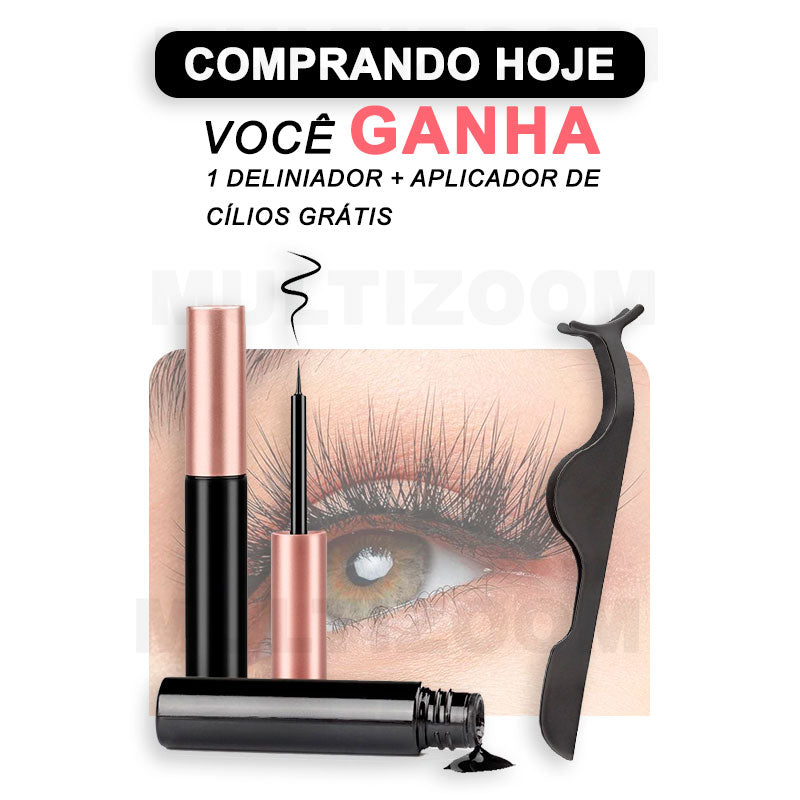 Cílios Magnéticos - Kit Reutilizáveis + Brindes - PRÉ-BLACK FRIDAY (ÚLTIMAS UNIDADES)